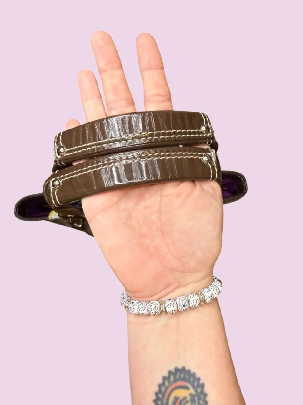 Coach Penelope Tattersall Wool Tweed 2010 - Like New - Picture 9 of 16